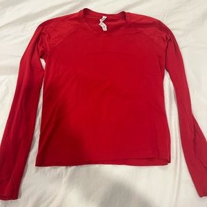Cherry red lululemon swifty tech